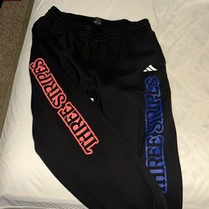 black adidas joggers